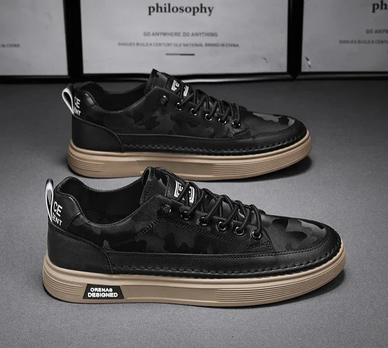 Orena Versatile Casual Leather Men's Shoes - Image 5