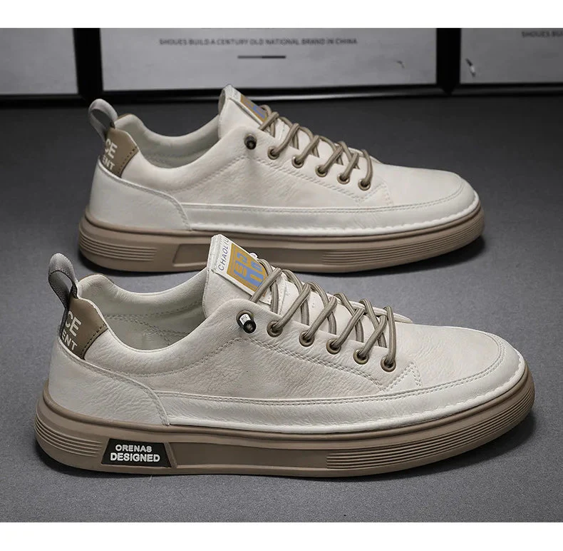 Orena Versatile Casual Leather Men's Shoes - Image 7