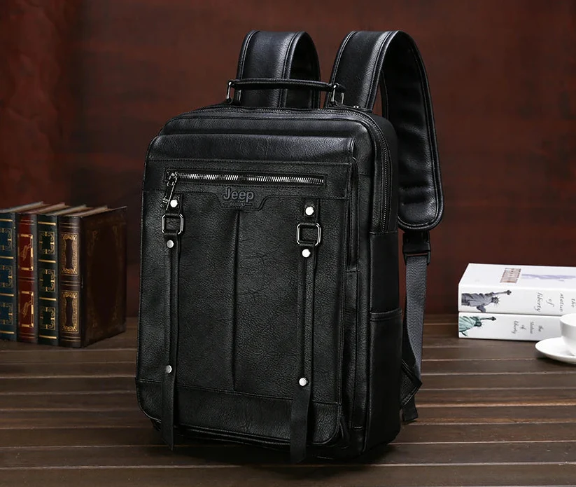 Premium Leather Backpack NomadTrail - Image 12