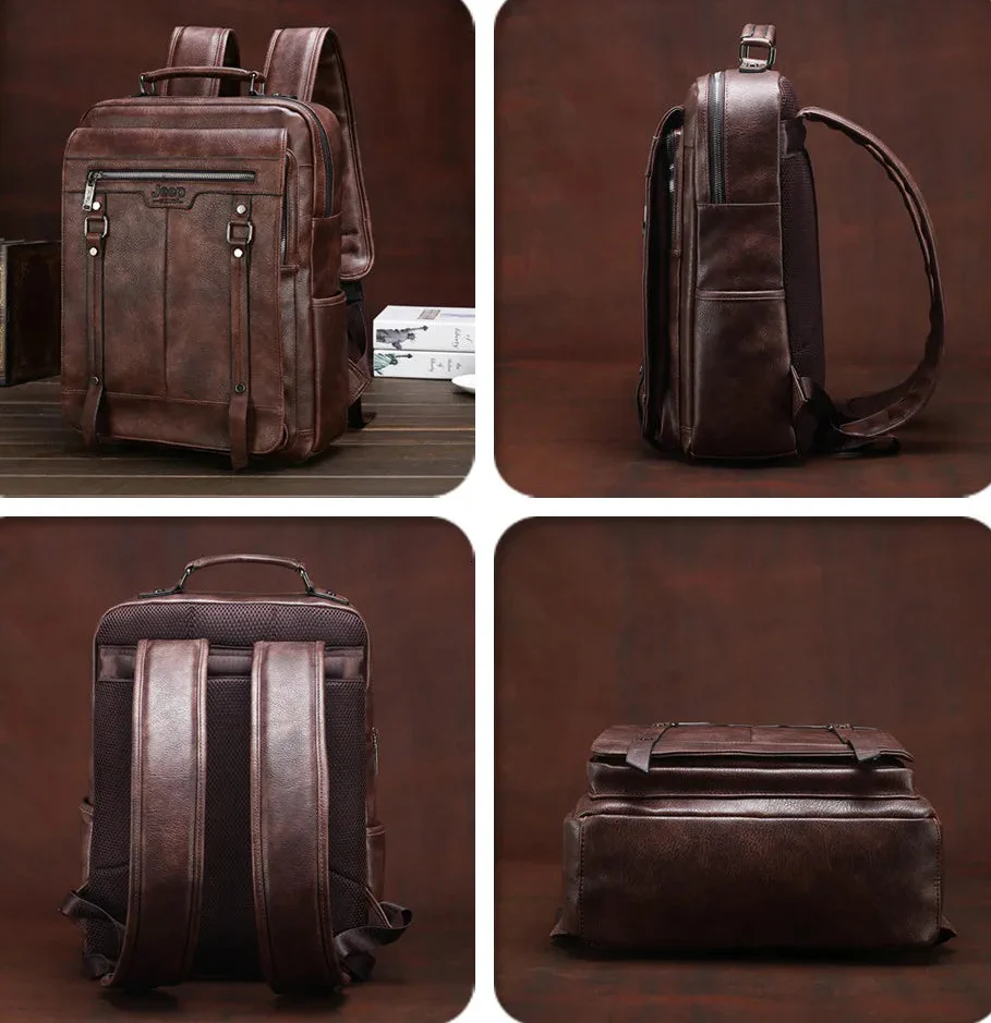 Premium Leather Backpack NomadTrail - Image 3