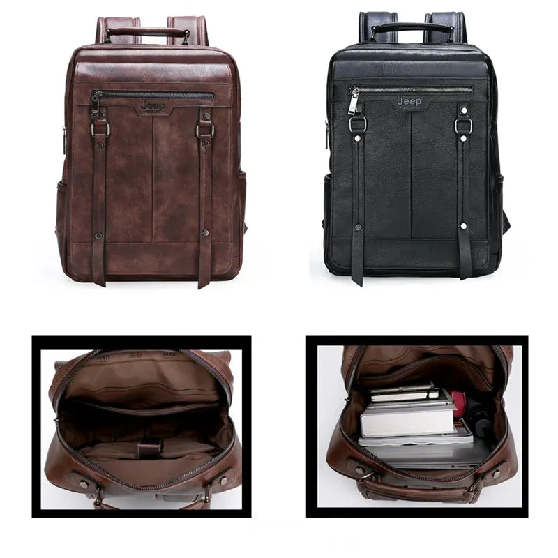 Premium Leather Backpack NomadTrail - Image 4