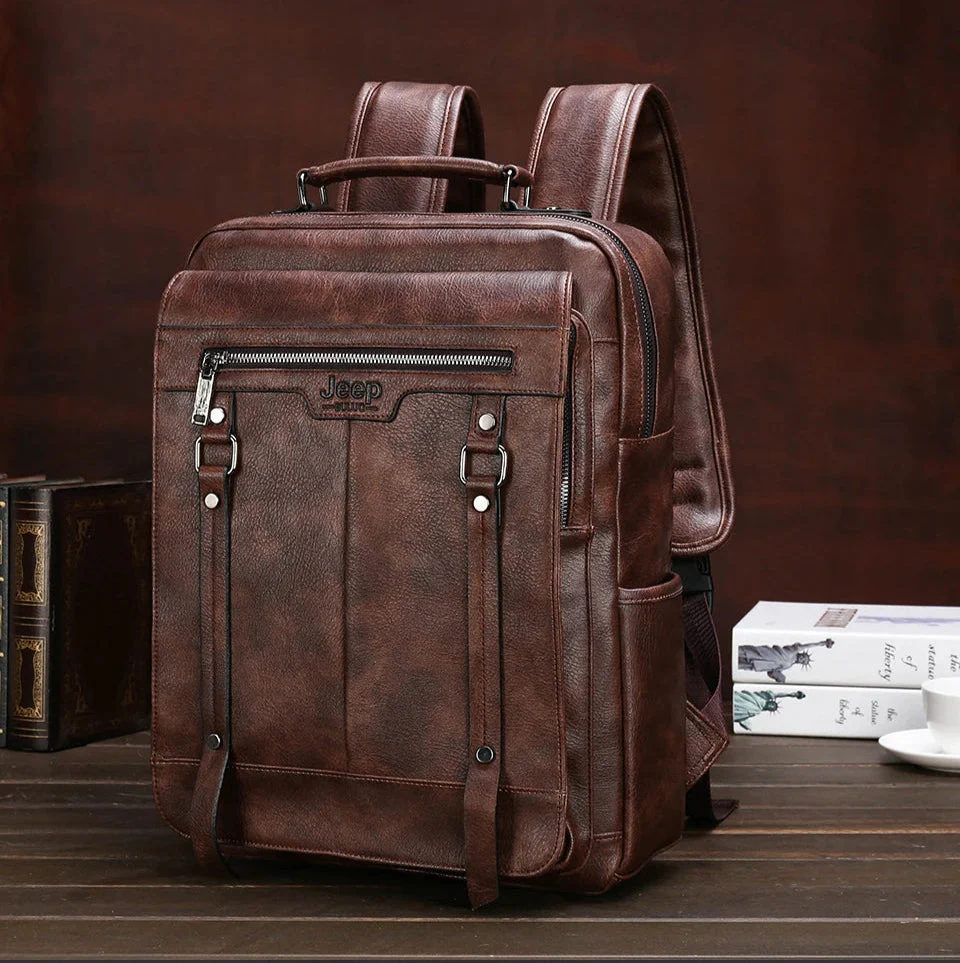 Premium Leather Backpack NomadTrail - Image 5