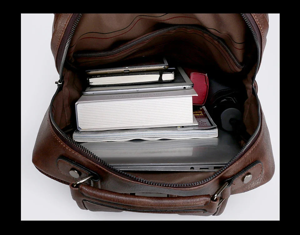 Premium Leather Backpack NomadTrail - Image 7