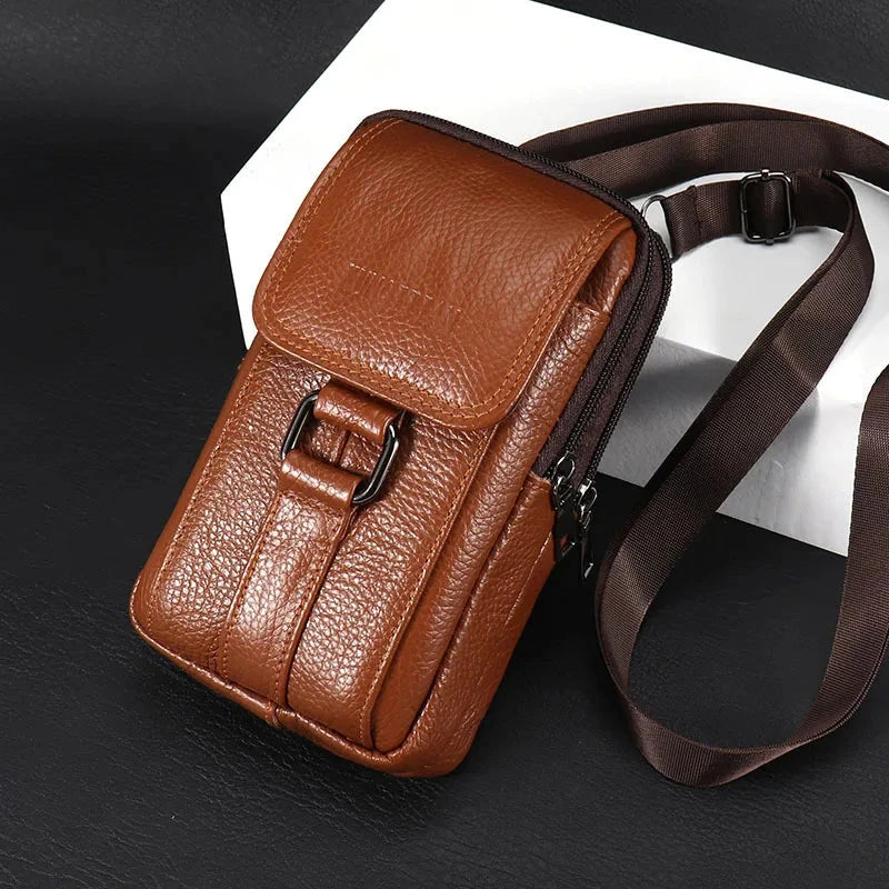 Premium Leather Waist Bag Maverick - Image 20