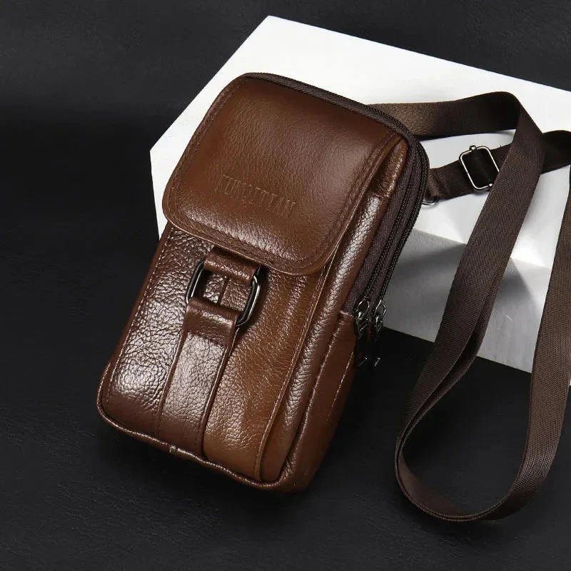 Premium Leather Waist Bag Maverick - Image 21