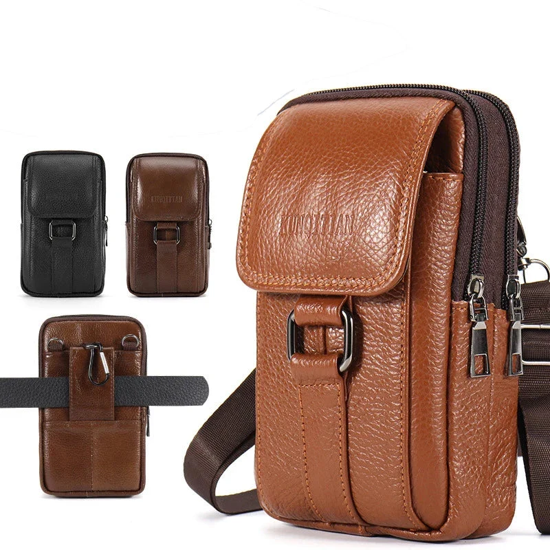 Premium Leather Waist Bag Maverick - Image 7