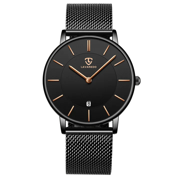 Refined Minimalist Men's Leather Wristwatch - Image 27