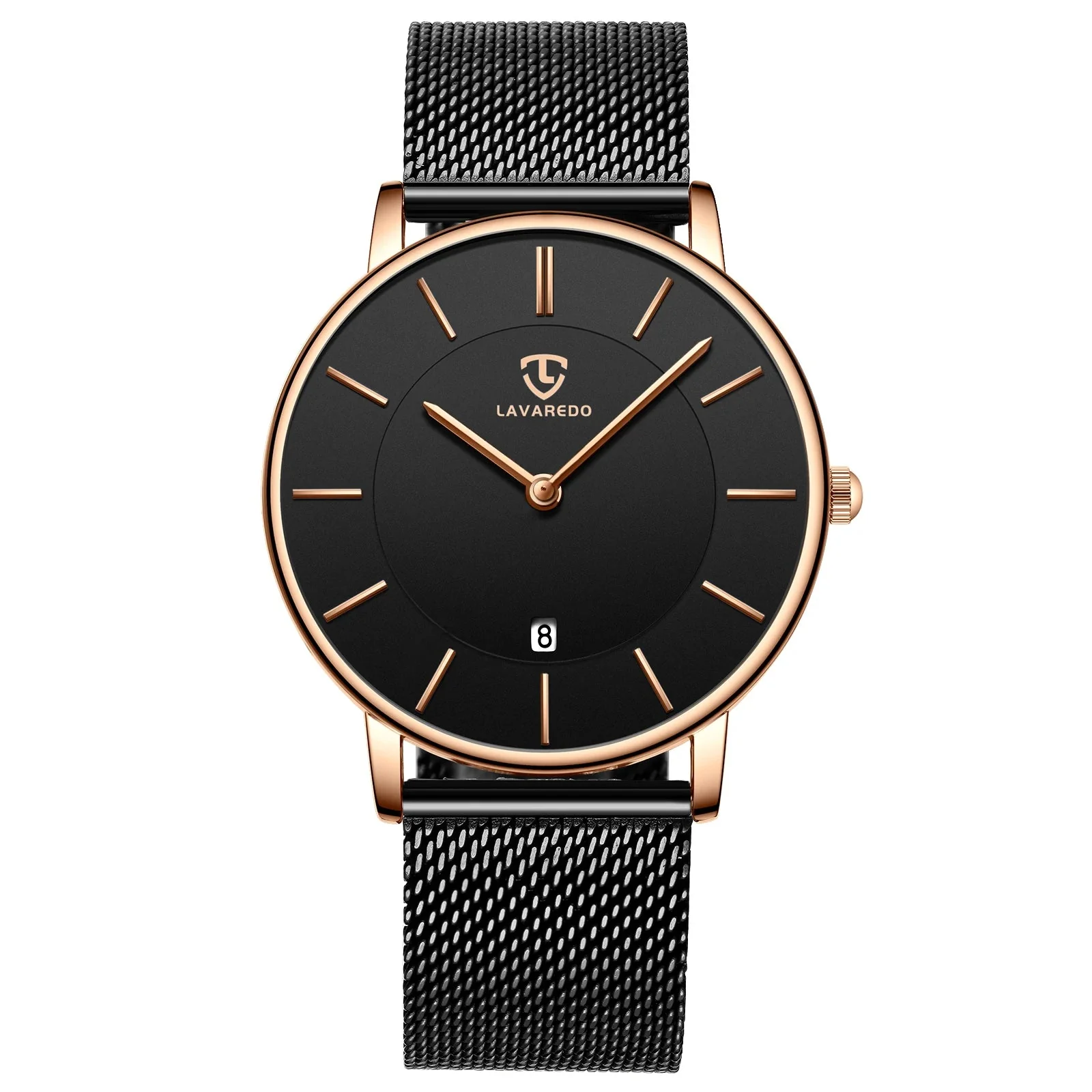 Refined Minimalist Men's Leather Wristwatch - Image 5
