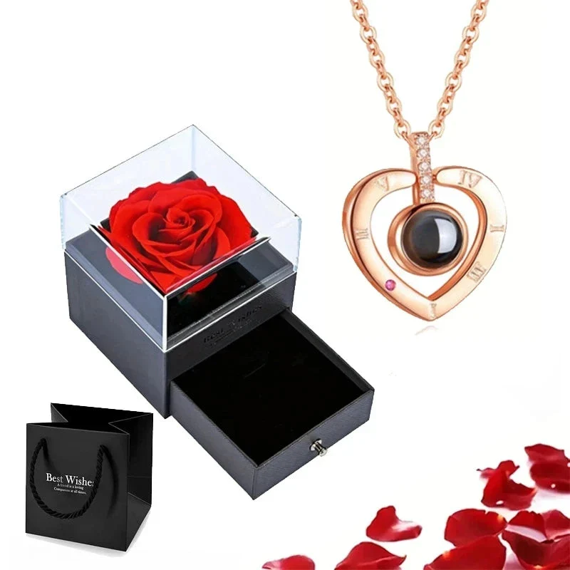 Rose of Love Heart Necklace - Image 14