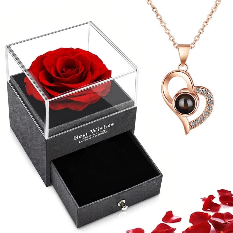 Rose of Love Heart Necklace - Image 17