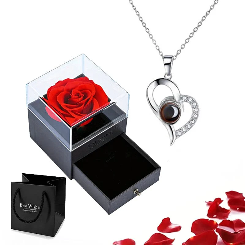 Rose of Love Heart Necklace - Image 18