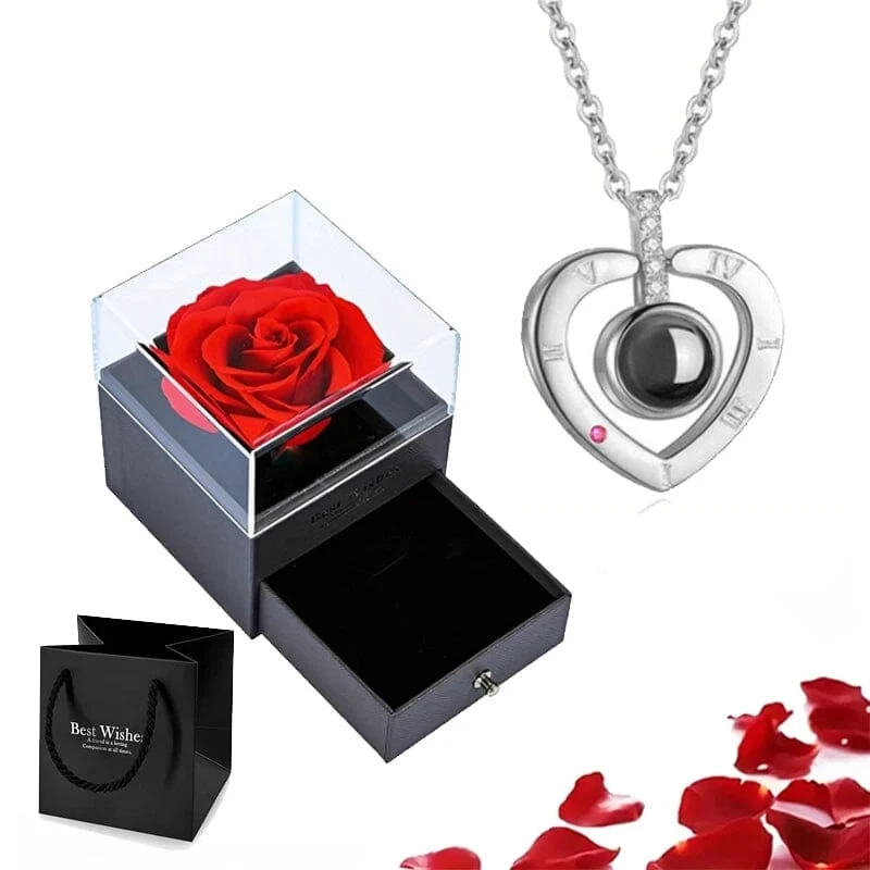 Rose of Love Heart Necklace - Image 19