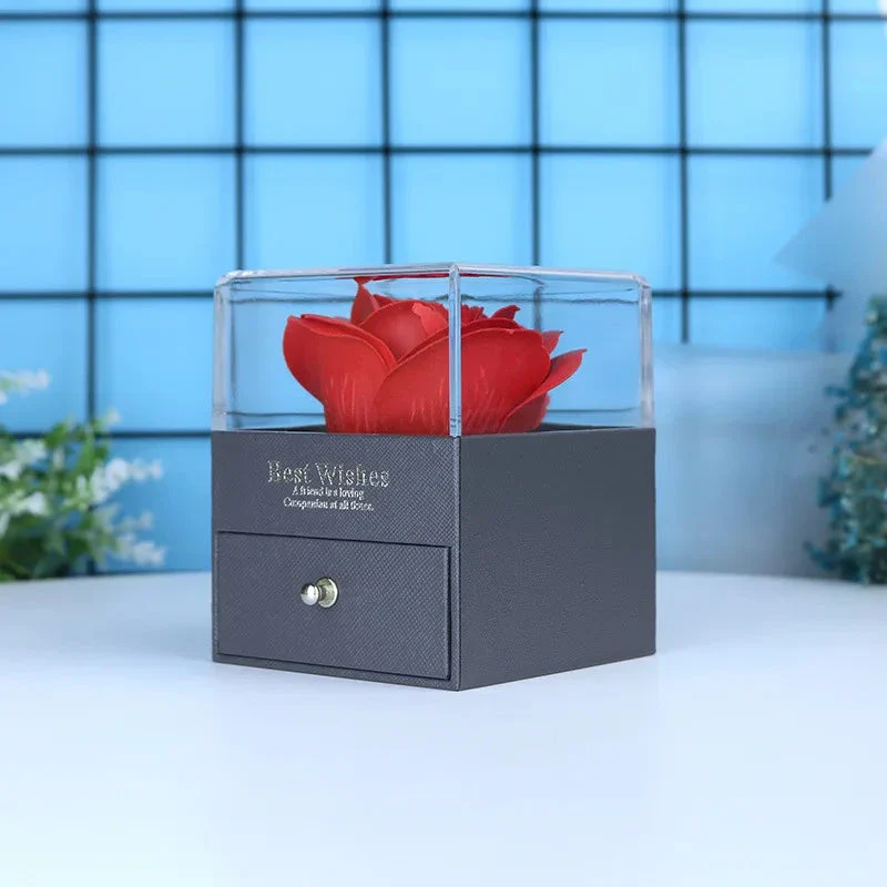 Rose of Love Heart Necklace - Image 3