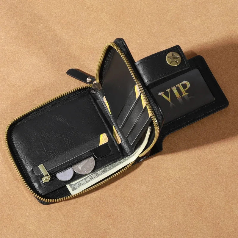 Rustic Men's Leather Wallet - Image 12