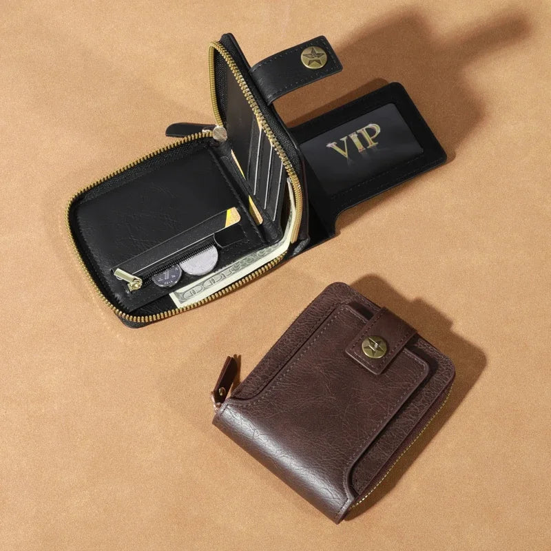 Rustic Men's Leather Wallet - Image 13