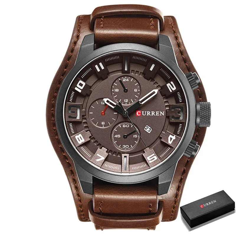 Sebastian Curren Leather Watch - Image 3