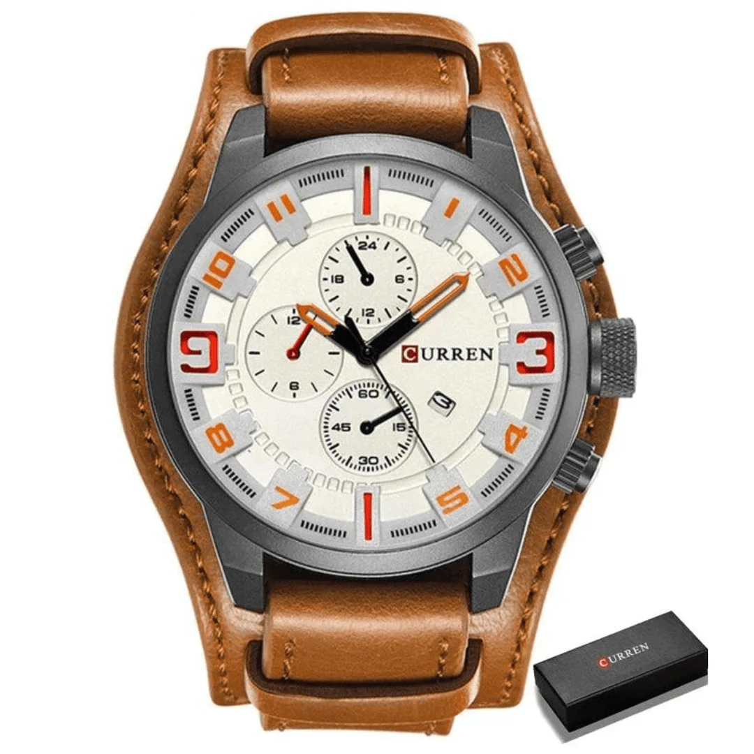 Sebastian Curren Leather Watch - Image 6