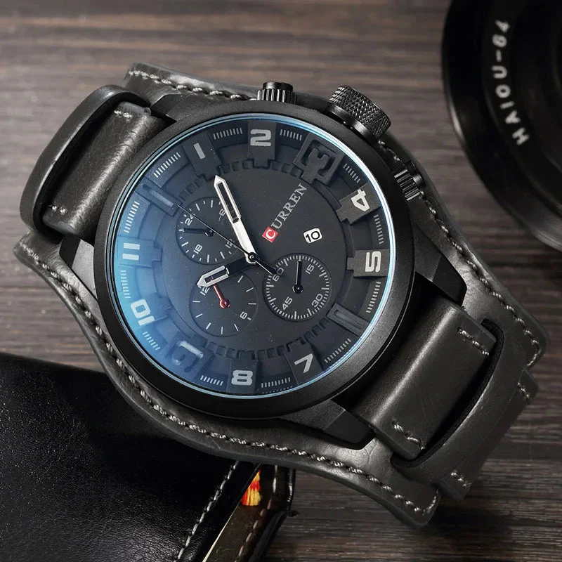 Sebastian Curren Leather Watch - Image 7