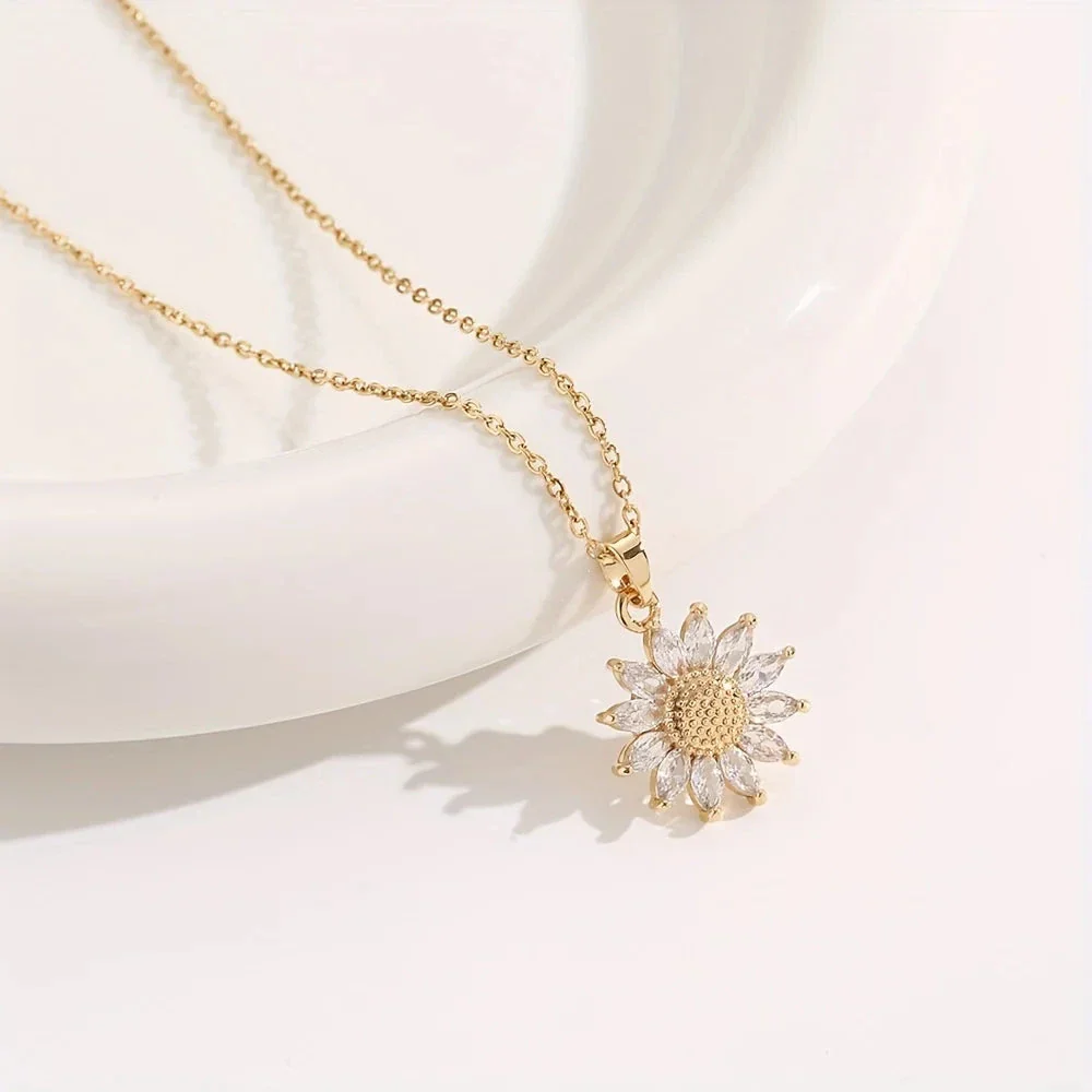 Sunflower Shine Necklace Love and Hope - Image 3