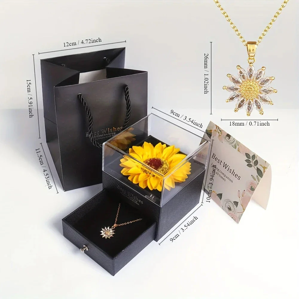Sunflower Shine Necklace Love and Hope - Image 4