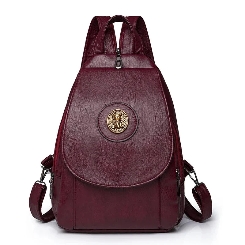 Versatta High-Quality Leather Women's Anti-Theft Backpack - Image 27