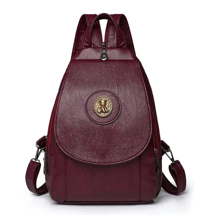 Versatta High-Quality Leather Women's Anti-Theft Backpack - Image 30