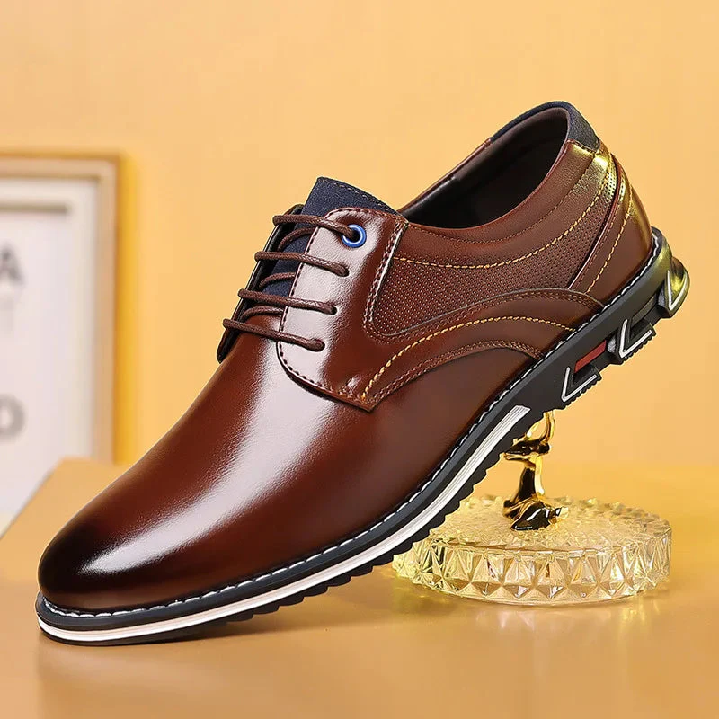 Vitorini Leather Oxford Shoes - Image 15