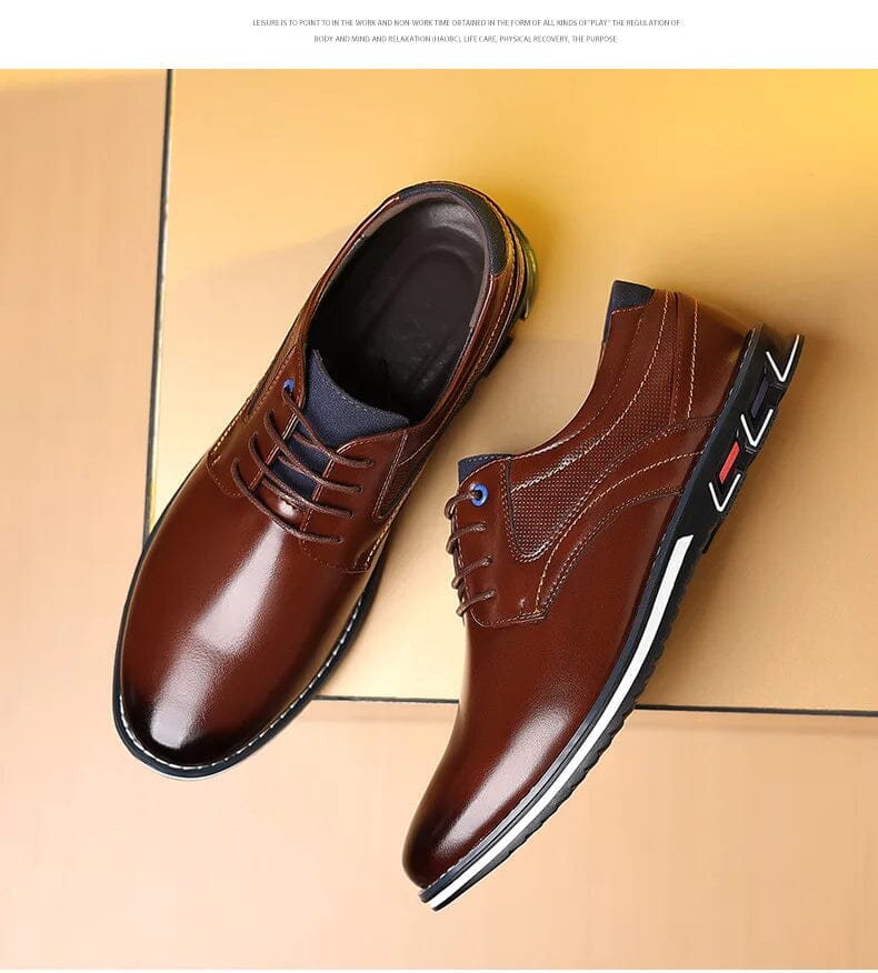 Vitorini Leather Oxford Shoes - Image 20