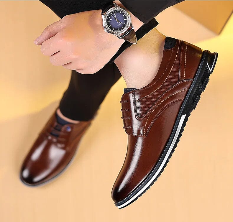 Vitorini Leather Oxford Shoes - Image 22