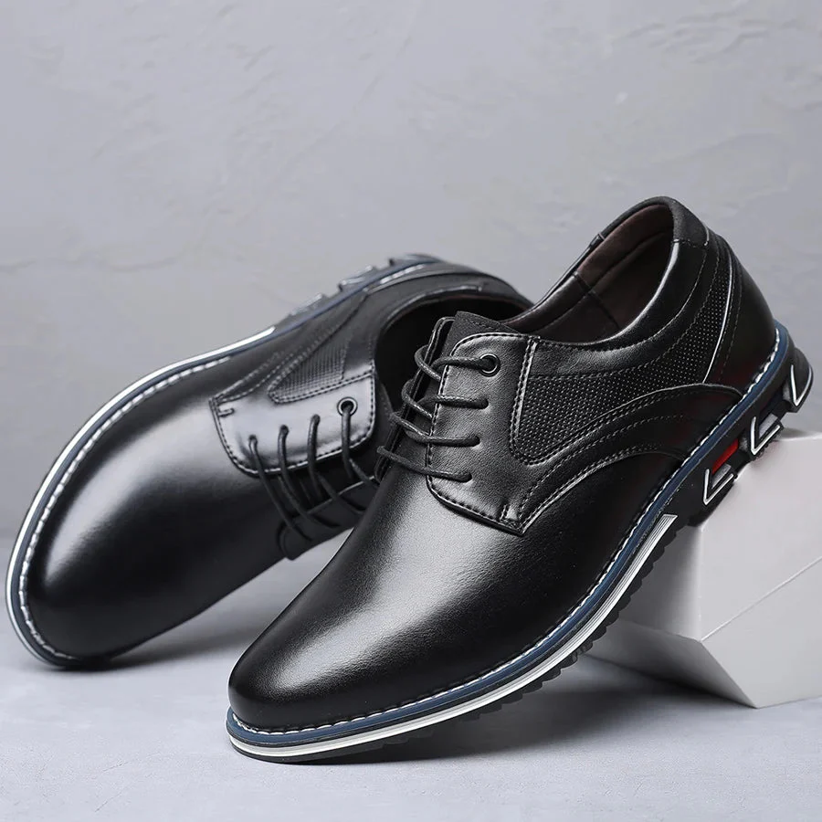 Vitorini Leather Oxford Shoes - Image 3