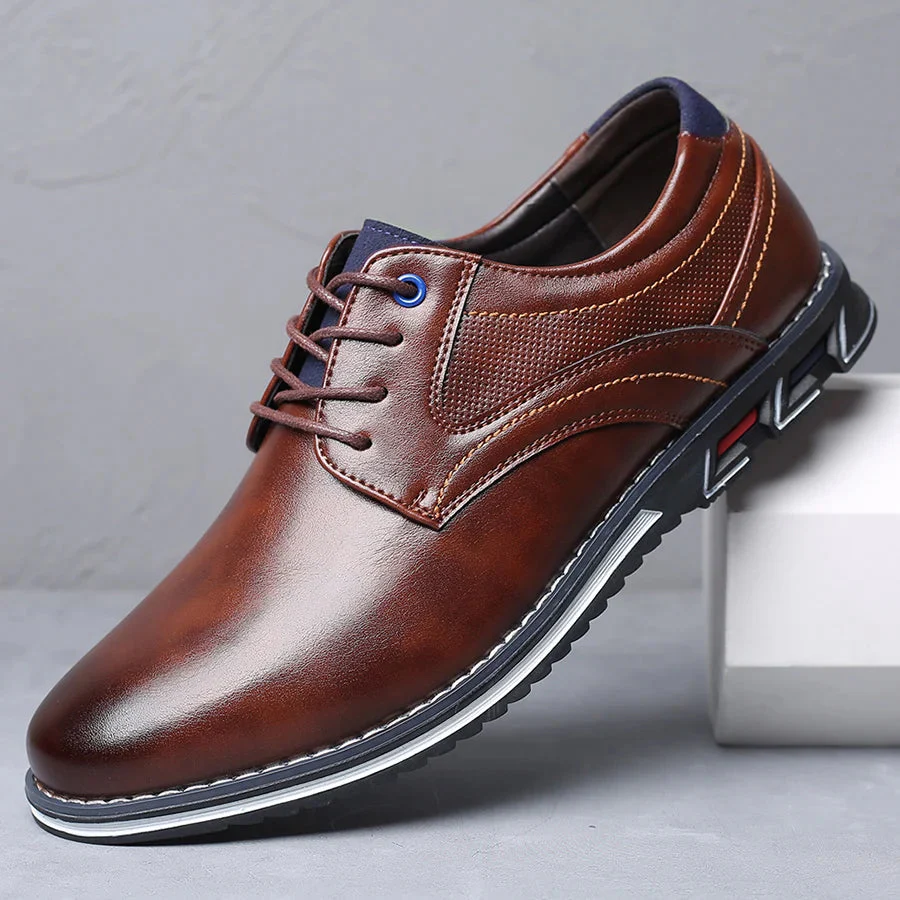 Vitorini Leather Oxford Shoes - Image 4