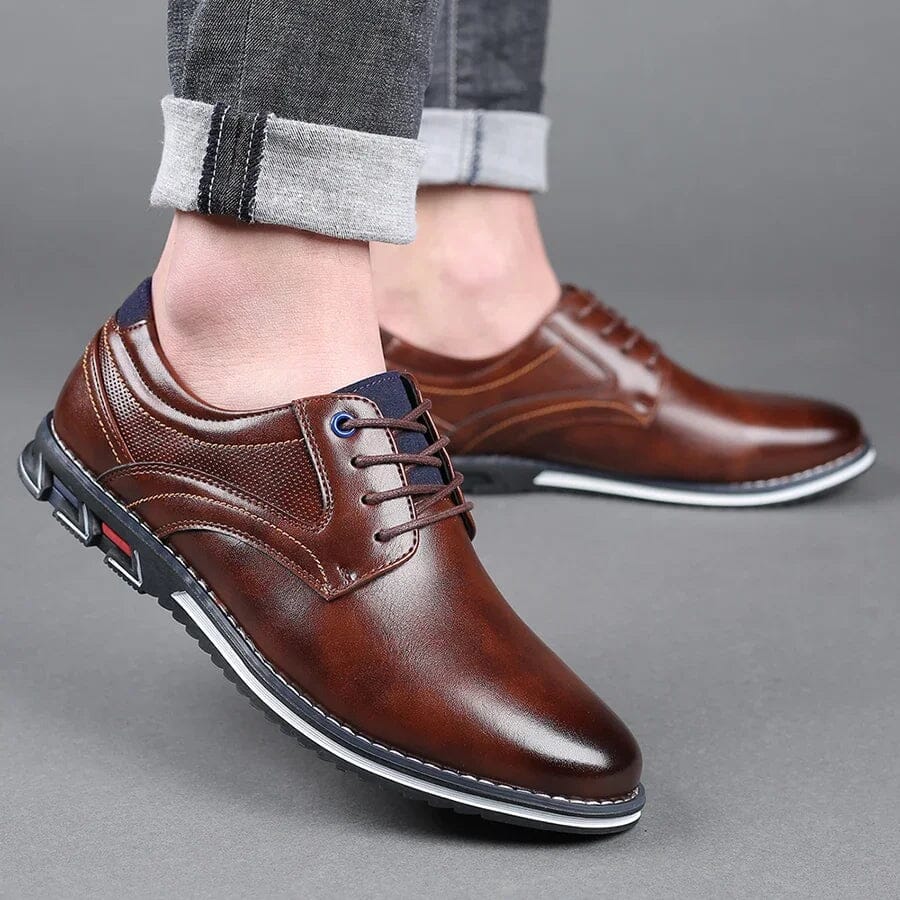 Vitorini Leather Oxford Shoes - Image 9