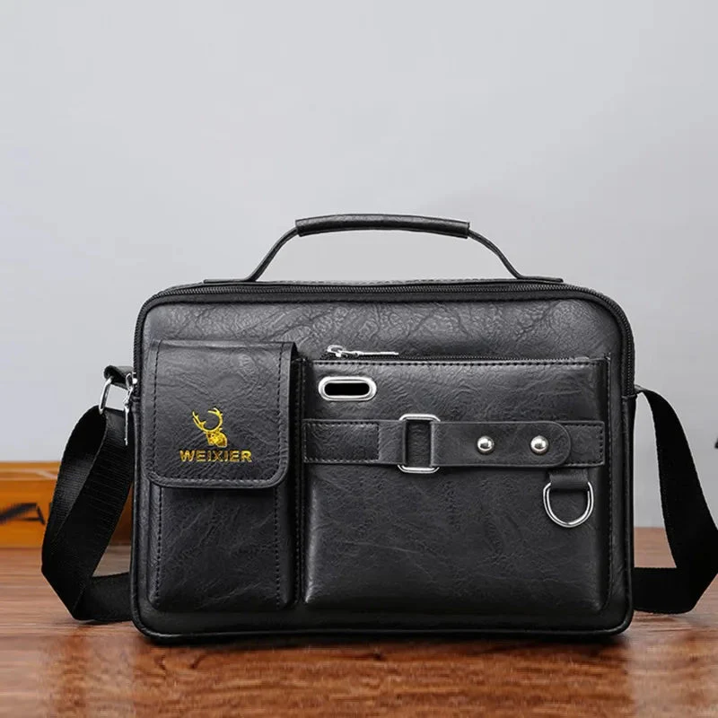 Weixier Classic Men's Leather Bag - Image 11