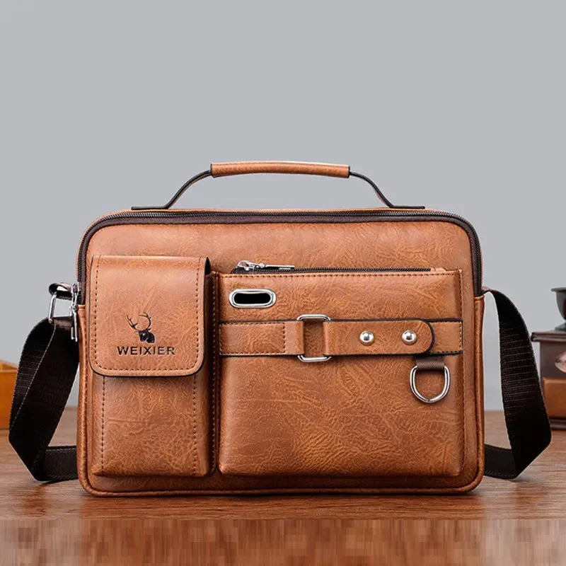 Weixier Classic Men's Leather Bag - Image 12