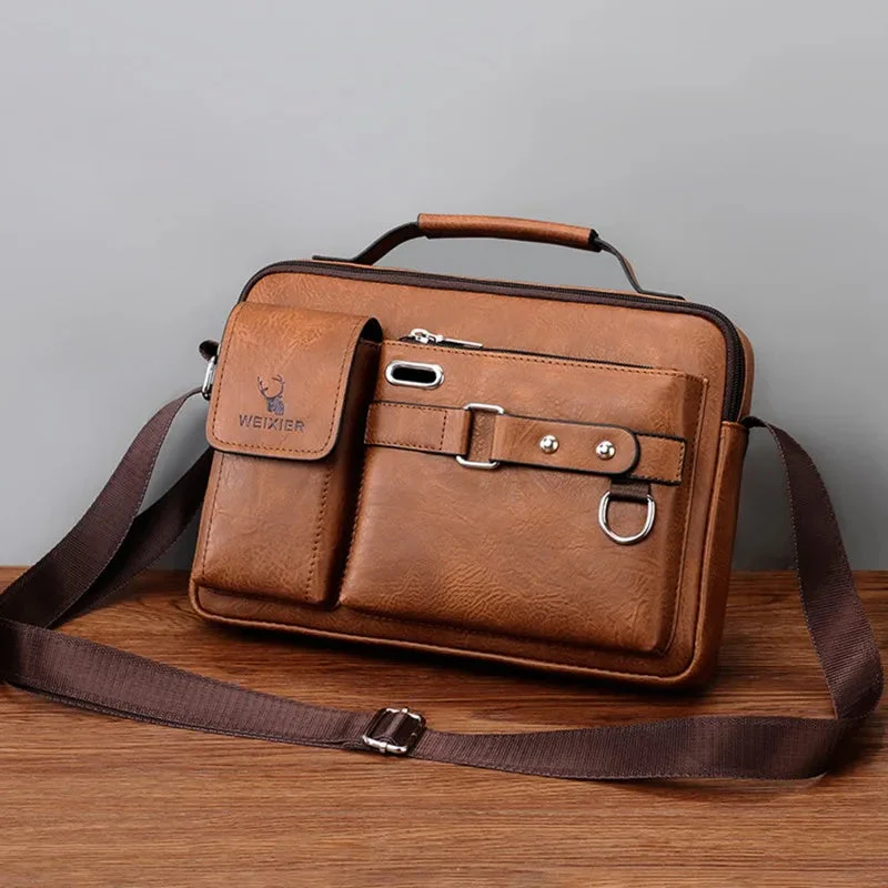 Weixier Classic Men's Leather Bag - Image 13