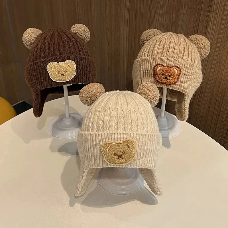 Winter Baby Beanie with Ear Protection - Image 12