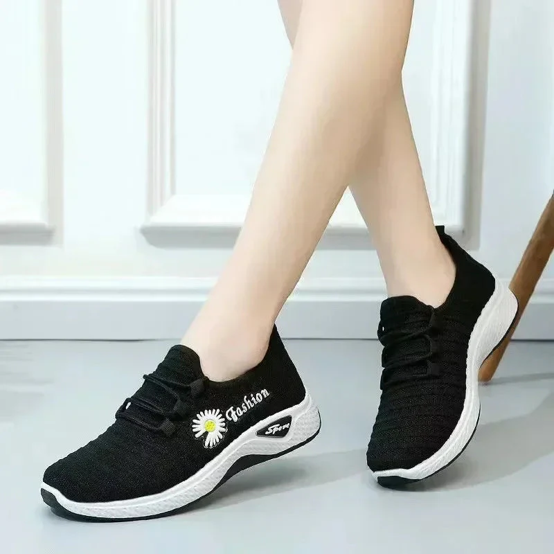 Women's Sneakers ConfortFashion Flowers - Image 4