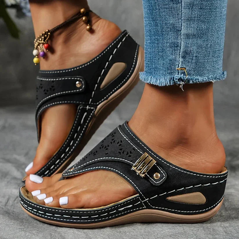 Women's Summer Wedge Heel Sandal - Image 10