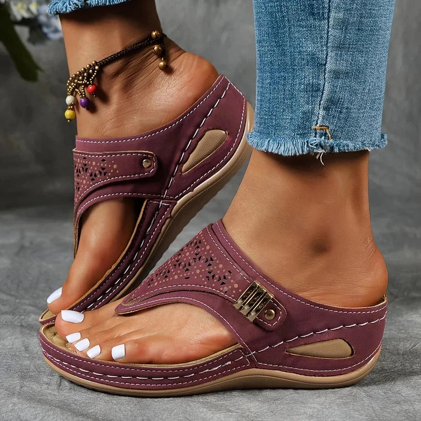 Women's Summer Wedge Heel Sandal - Image 12