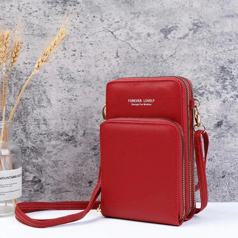 Small Leather Crossbody Bag/Mini Messenger Shoulder Purse LUXURY - Image 13