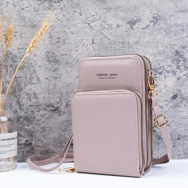 Small Leather Crossbody Bag/Mini Messenger Shoulder Purse LUXURY - Image 17