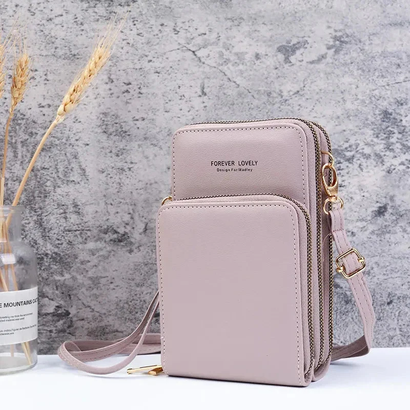 Small Leather Crossbody Bag/Mini Messenger Shoulder Purse LUXURY - Image 6