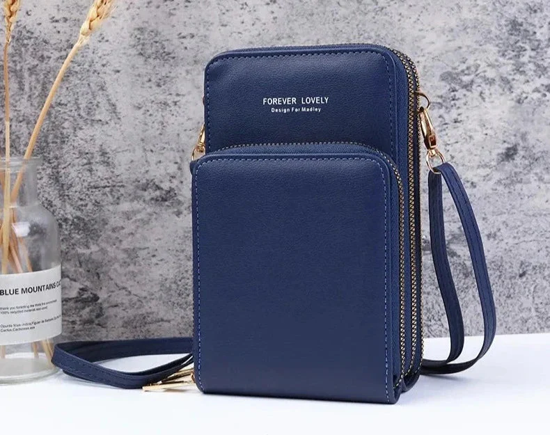 Small Leather Crossbody Bag/Mini Messenger Shoulder Purse LUXURY - Image 8